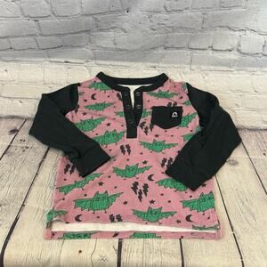 Rags to Raches Halloween Bat Pattern Shirt